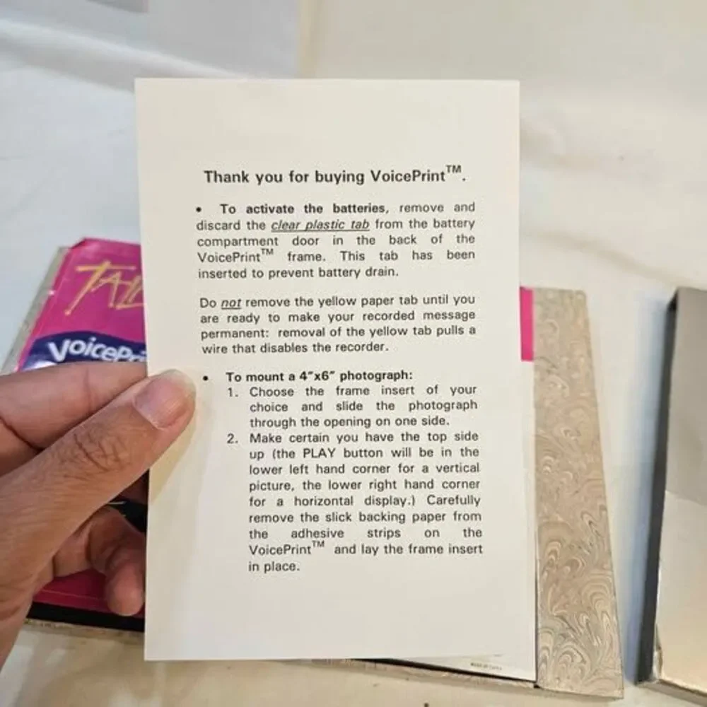 VoicePrint Talking Picture Frame